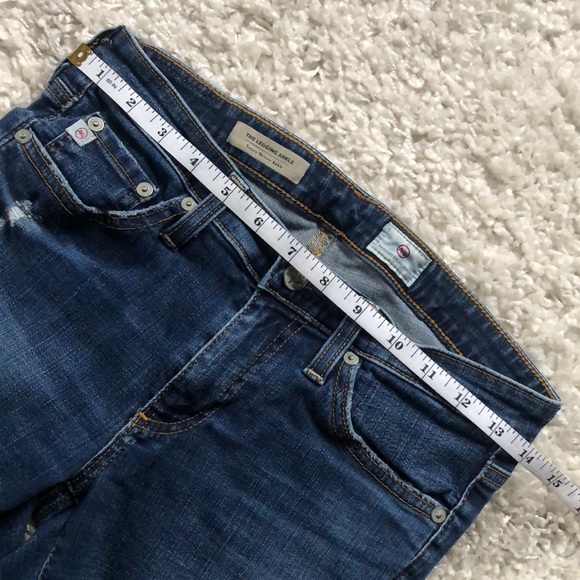 AG Adriano Goldschmied The Legging Ankle Super Skinny Ankle Jeans Size 26 - Picture 13 of 14